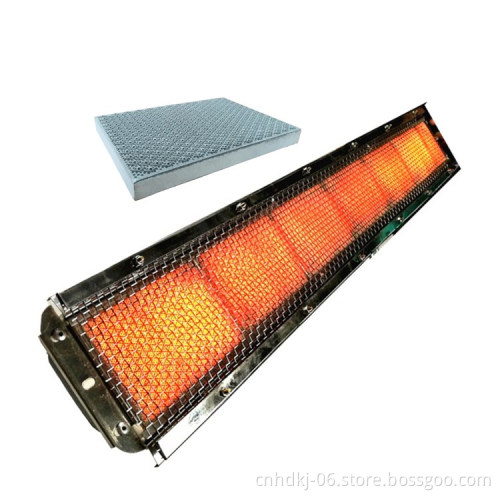 Infrared natural gas burner for industrial bakery oven HD242